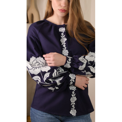 Жіноча блуза "Нічна троянда" 